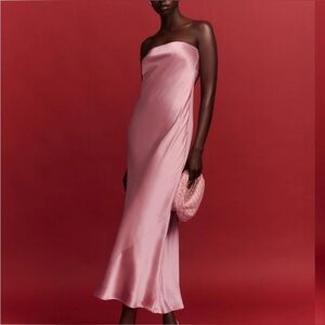 Reformation Pink Midi Dress